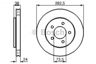 Тормозной диск BOSCH 0 986 478 983