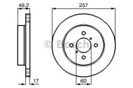 Тормозной диск BOSCH 0 986 478 984