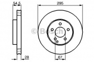 Тормозной диск BOSCH 0 986 479 038