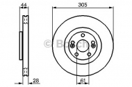 Тормозной диск BOSCH 0 986 479 109