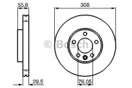 Тормозной диск BOSCH 0 986 479 211