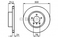 Тормозной диск BOSCH 0 986 479 216