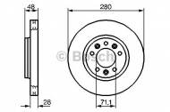 Тормозной диск BOSCH 0 986 479 266