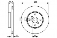 Тормозной диск BOSCH 0 986 479 430