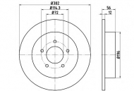 Тормозной диск HELLA PAGID 8DD 355 116-271