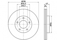 Тормозной диск HELLA PAGID 8DD 355 112-721