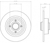Тормозной диск HELLA PAGID 8DD 355 113-491