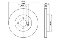 Тормозной диск HELLA PAGID 8DD 355 113-751