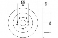 Тормозной диск HELLA PAGID 8DD 355 114-931