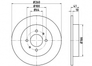 Тормозной диск HELLA PAGID 8DD 355 114-951