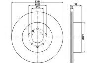 Тормозной диск HELLA PAGID 8DD 355 115-291
