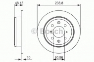 Тормозной диск BOSCH 0 986 479 860