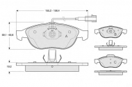 Комплект тормозных колодок PROCODIS FRANCE PF1310