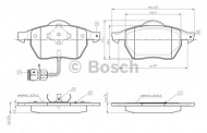 Комплект тормозных колодок BOSCH 0 986 TB2 213