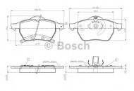 Комплект тормозных колодок BOSCH 0 986 TB2 215