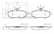 Комплект тормозных колодок BOSCH 0 986 TB2 420