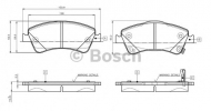 Комплект тормозных колодок BOSCH 0 986 TB3 146