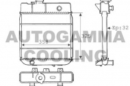 Теплообменник AUTOGAMMA 100739