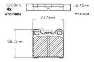 Комплект тормозных колодок BOSCH F 03B 150 204