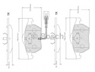 Комплект тормозных колодок BOSCH F 03B 150 264