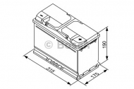 Аккумулятор BOSCH 0 092 S50 110