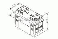 Аккумулятор BOSCH 0 092 T30 370
