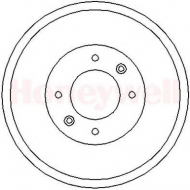 Тормозный барабан BENDIX 329117B