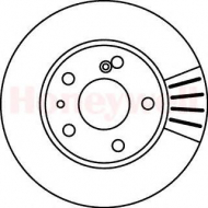 Тормозной диск BENDIX 561242B