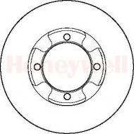 Тормозной диск BENDIX 561816B