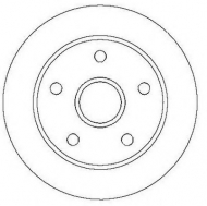Тормозной диск BENDIX 561566B