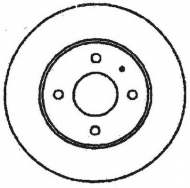 Тормозной диск BENDIX 561128B