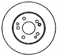 Тормозной диск BENDIX 561332B