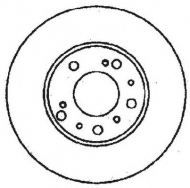 Тормозной диск BENDIX 561339B