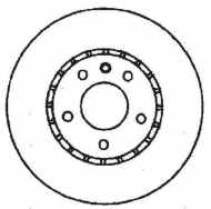 Тормозной диск BENDIX 561406B