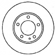 Тормозной диск BENDIX 561552B