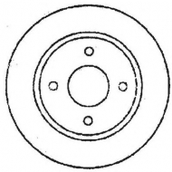 Тормозной диск BENDIX 561663B