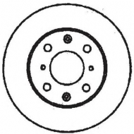 Тормозной диск BENDIX 561711B