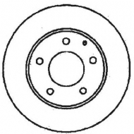 Тормозной диск BENDIX 561716B