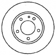 Тормозной диск BENDIX 561717B