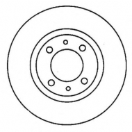 Тормозной диск BENDIX 561923B