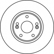 Тормозной диск BENDIX 562182B