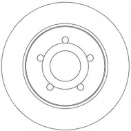 Тормозной диск BENDIX 562361B