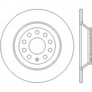 Тормозной диск BENDIX 562438B