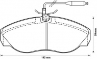 Комплект тормозных колодок BENDIX 571839B