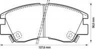 Комплект тормозных колодок BENDIX 572281B