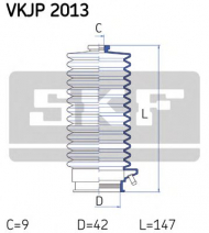 Комплект пыльника SKF VKJP 2013