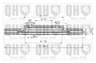 Тормозной диск QUINTON HAZELL BDC4641