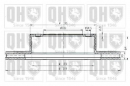 Тормозной диск QUINTON HAZELL BDC4806