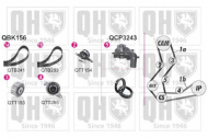 Комплект водяного насоса / зубчатого ремня QUINTON HAZELL QBPK1560