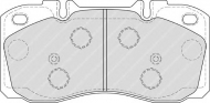 Комплект тормозных колодок FERODO FVR4038